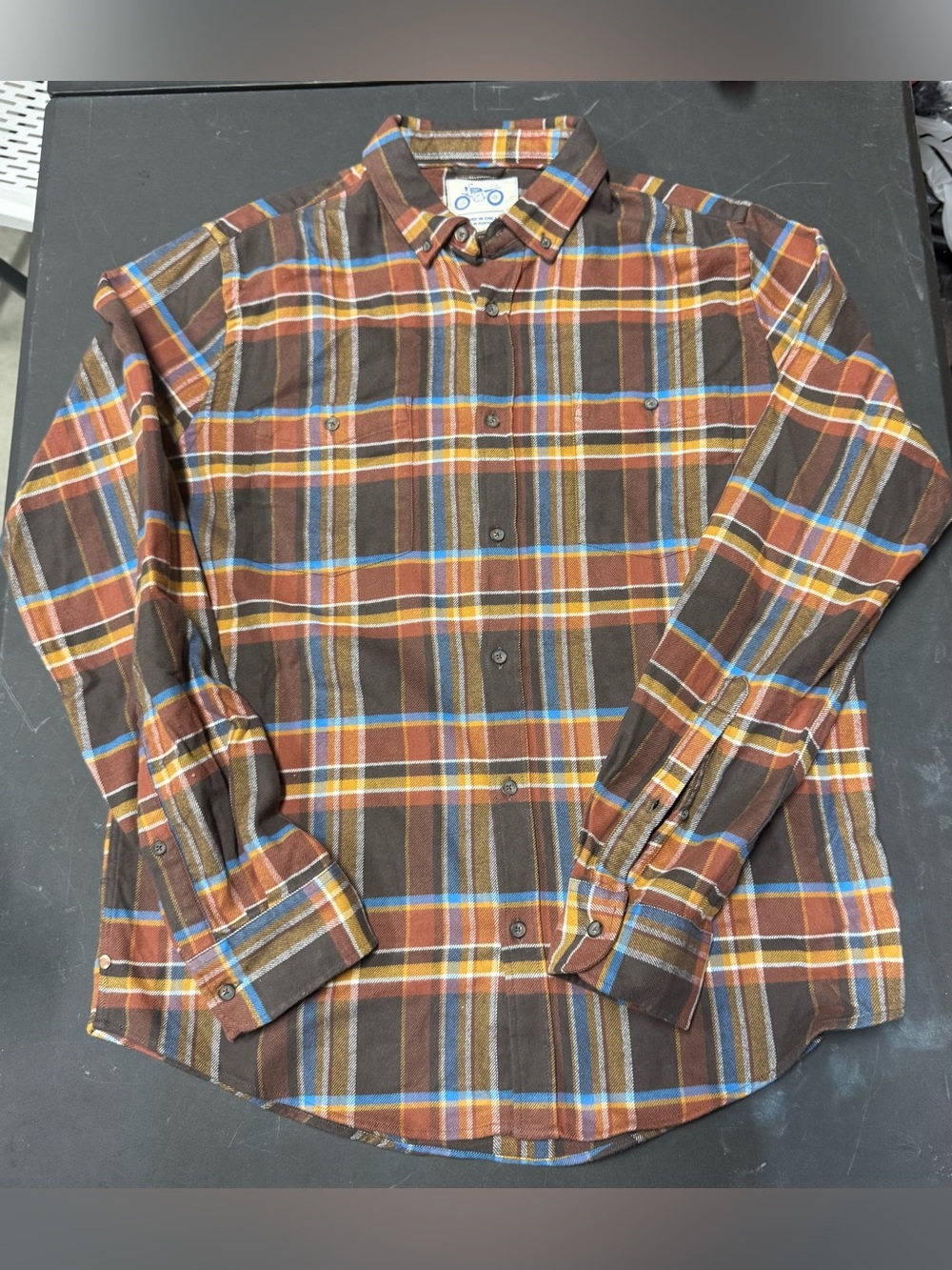 Mugsy Jeans Classic Flannel Mens New Without Tags